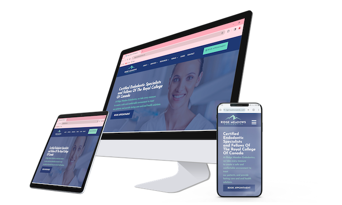 Ridge Meadows Endodontics website design