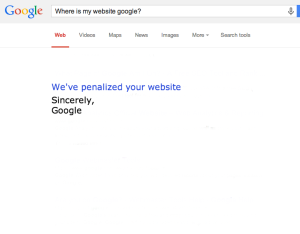 why is my website not showing up on google