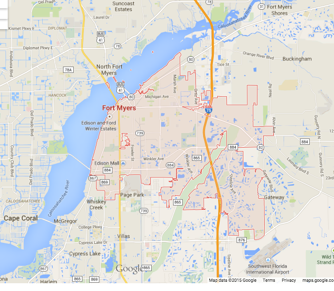 Fort Myers FL Google Maps 